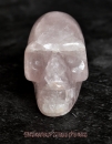 Hexenshop Dark Phönix Rosenquarz Kristallschädel Chors Totenkopf Halbedelstein
